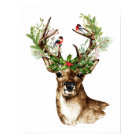 Boho Christmas Wall Art Print