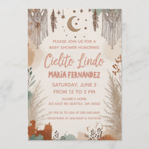 Boho Cielito Lindo Baby Shower Invitation