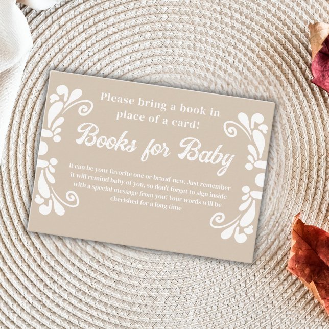 Boho Cielito Lindo Mexican Baby Shower Game Enclosure Card (Creator Uploaded)