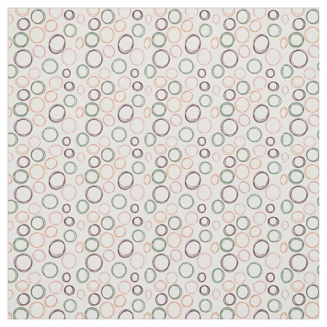 Boho Circles  Fabric (Swatch)
