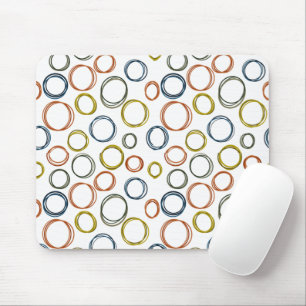 Boho Circles Mouse Pad