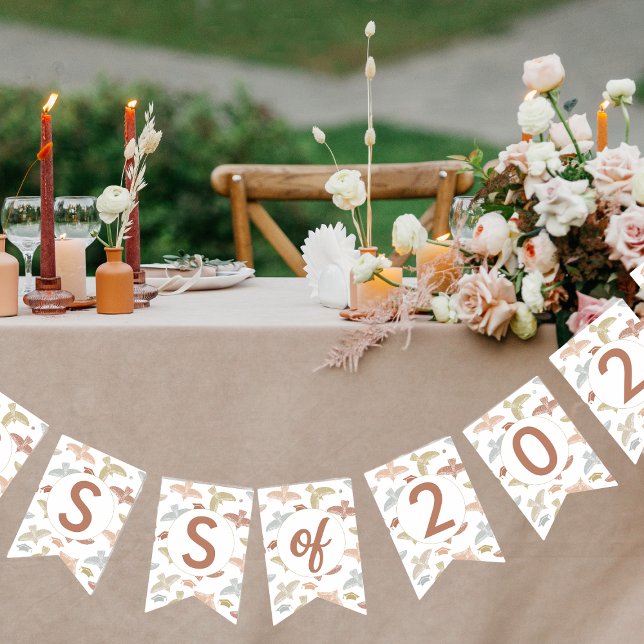 Boho Class of Two Photo Graduation Bunting (Creator Uploaded)