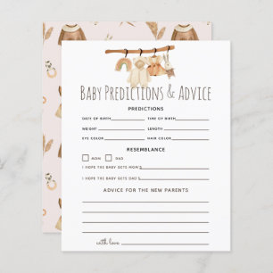 Boho Clothesline Girl Baby Predictions & Advice