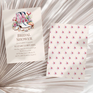 Boho Coastal Cowgirl Bridal Shower Invitation