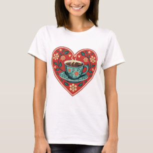 Boho Coffee Lover's T-Shirt