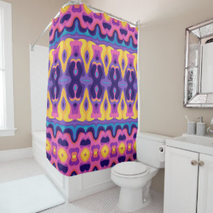 Boho Colourful 12 Shower Curtain