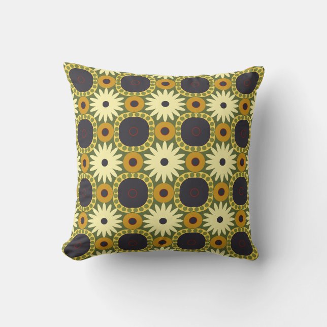 boho colourful pattern cushion (Front)