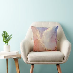 Boho Colours Abstract Art Cushion