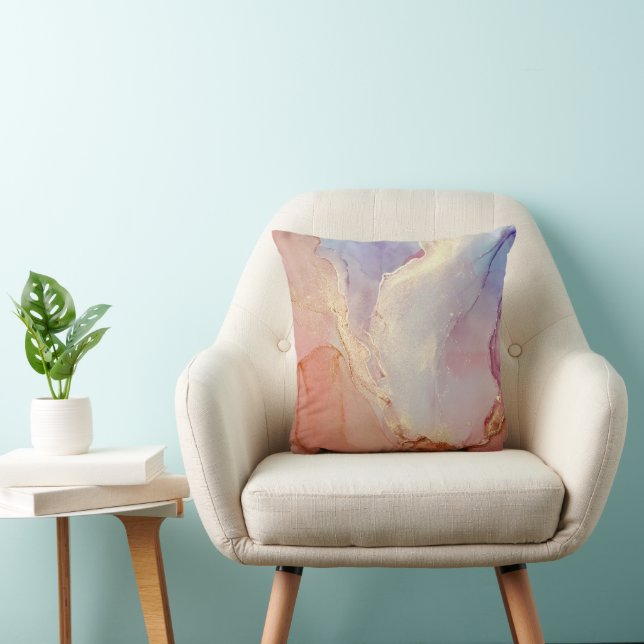 Boho Colours Abstract Art Cushion (Chair)