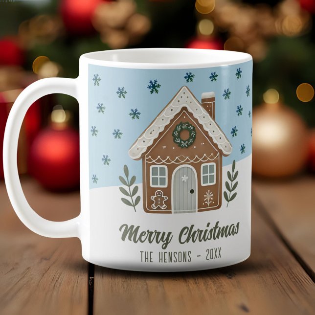 Boho Cookie House Snowflakes Family Coffee Mug (Creator Uploaded)