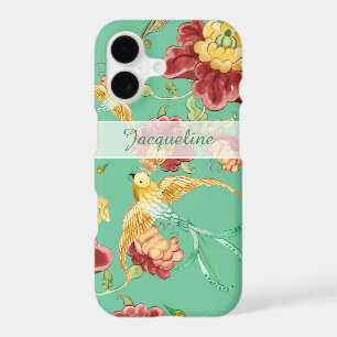 Boho Cottage Modern Bohemian Pattern Flower Birds