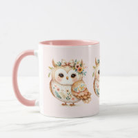 Boho Cottagecore Owl Floral Farmcore Charm