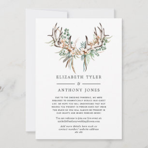 Boho Cotton and Eucalyptus Reduced Guest List Announcement