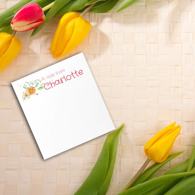 Boho Country wildflower watercolor  Notepad (Creator Uploaded)