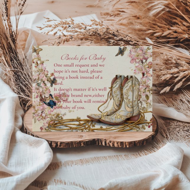 Boho Cowgirl Boots Books for Baby  Enclosure Card (Creator Uploaded)