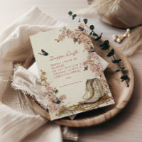 Boho Cowgirl Boots Diapper Raffle 