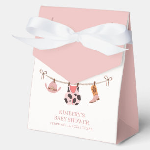 Boho Cowgirl Clothesline Southern Baby Shower Favour Box