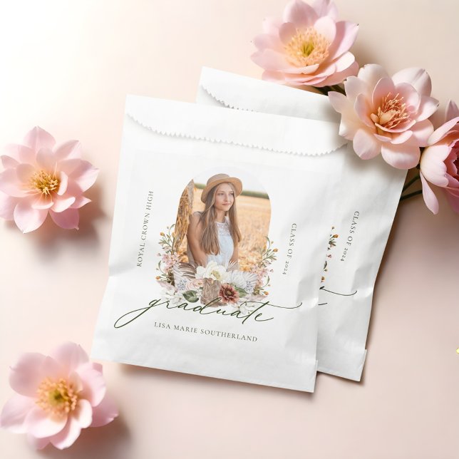 Boho Cowgirl Country Western Graduation Party  Favour Bag (Boho Cowgirl Country Western Graduation Party Favor Bag)