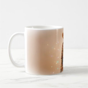 Boho Cowgirl Sparkle Braids Western Glow Mug