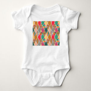 Boho Crazy Quilt Baby Bodysuit