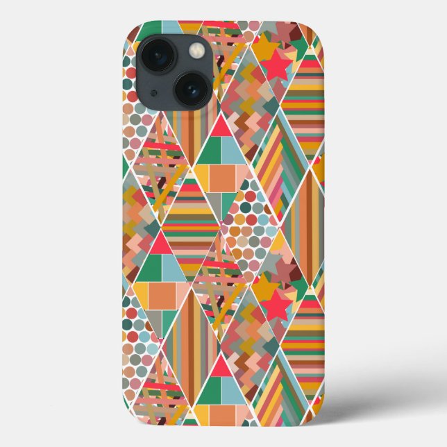 Boho Crazy Quilt Case-Mate iPhone Case (Back)