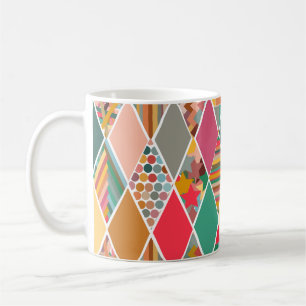 Boho Crazy Quilt Coffee Mug