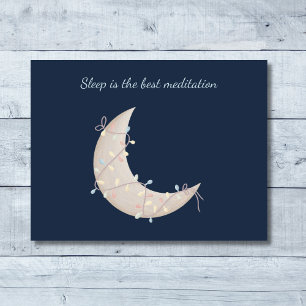 Boho Crescent Moon Postcard