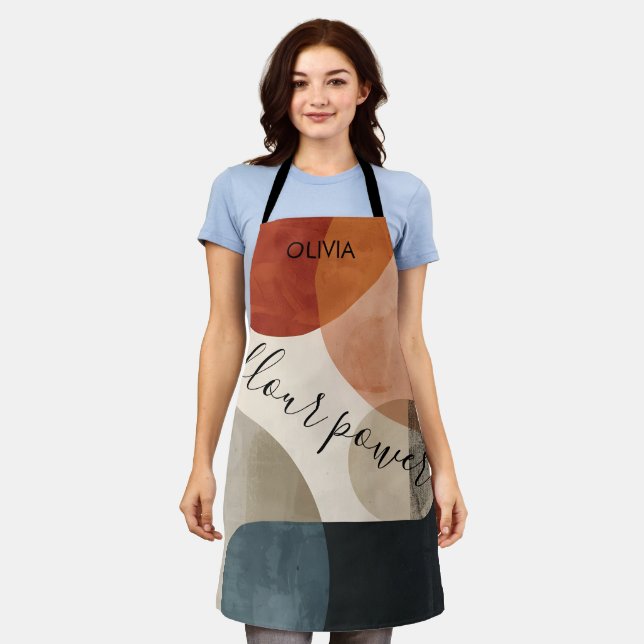 Boho Custom Name Apron (Worn)