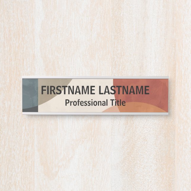 Boho Custom Name Door Sign (Front)