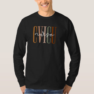 Boho CVICU Nurse Clinical Nursing Cardiac Nurse T-Shirt