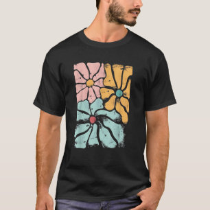 Boho Daisy Flower Wildflower Retro Floral Merry An T-Shirt