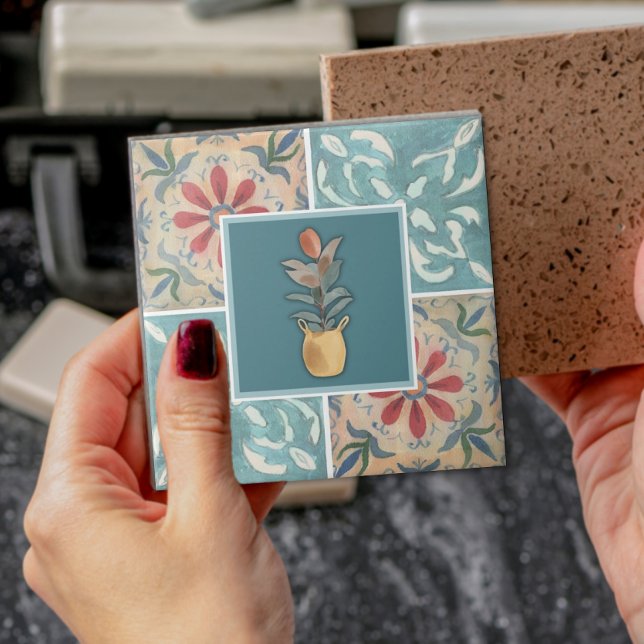Boho Decorative Tile & Floral Ceramic Tile (Creator Uploaded)