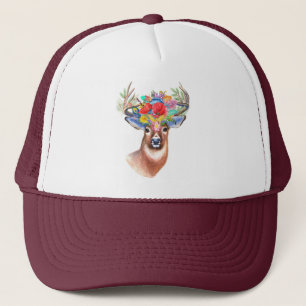 Boho Deer Trucker Hat