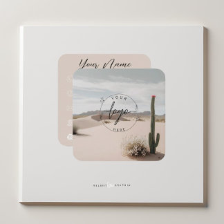 Boho | Desert | Aesthetic  Square Business Card