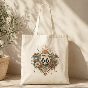 Boho Desert Floral Roadside Carryall Tote Bag