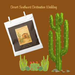 Boho Desert Southwest Rustic Wedding Favour Bag