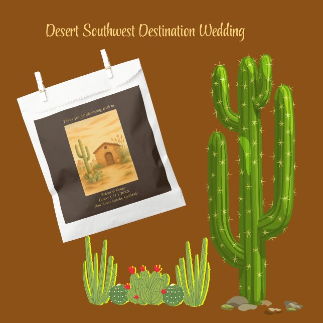 Boho Desert Southwest Rustic Wedding  Favour Bag (Creator Uploaded)
