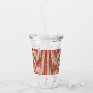 Boho Desert Stripe Pattern Design Acrylic Tumbler