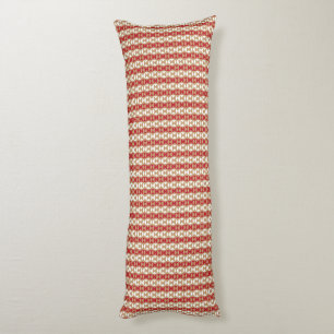 Boho Desert Stripe Pattern Design Body Cushion