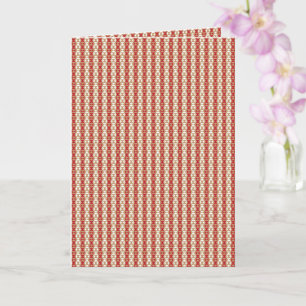 Boho Desert Stripe Pattern Design Card