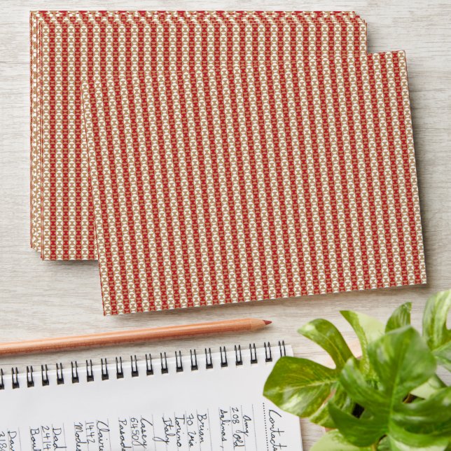 Boho Desert Stripe Pattern Design Envelope (Stacked)