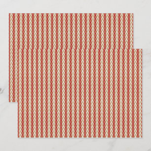 Boho Desert Stripe Pattern Design Holiday Card