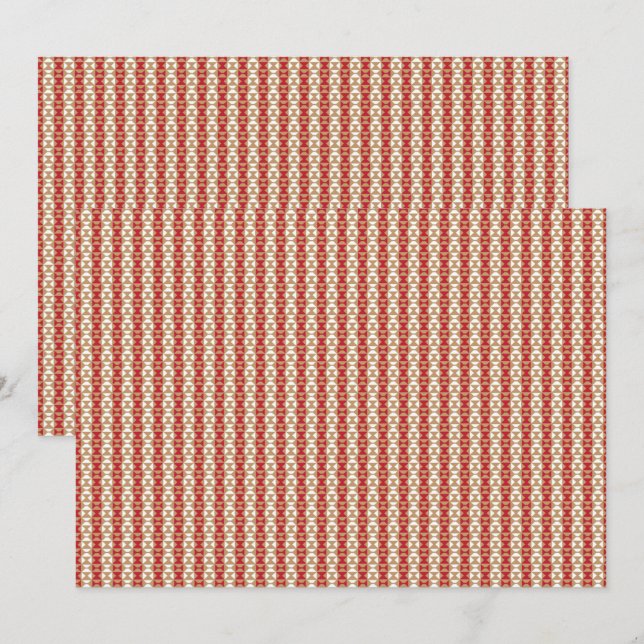 Boho Desert Stripe Pattern Design Holiday Card (Front/Back)