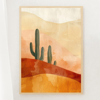 Boho Desert Tranquil Print 1 of 3 Poster