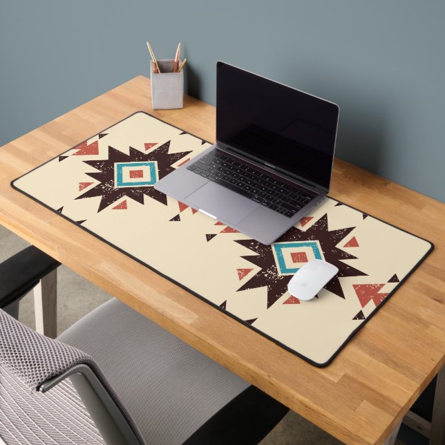 Boho Diamond Emblem Desk Mat (Office 2)