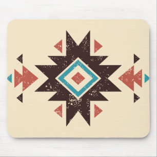 Boho Diamond Emblem Mouse Pad