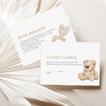 Boho Diaper Raffle Enclosure Card