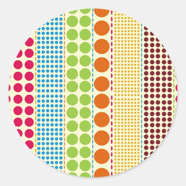 Boho Dots Envelope Seal Sticker (Front)