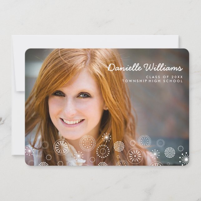 Boho Dream Photo Graduation Party Invitation (Front)