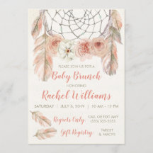 Boho Dreamcatcher Invitation